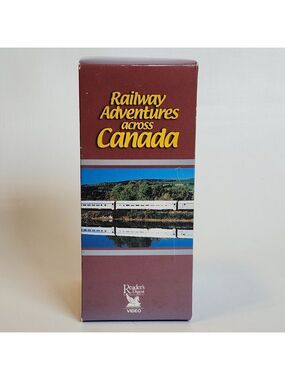 VINTAGE Readers Digest Railway Adventures Across Canada VHS Box Set 3 VHS Tapes